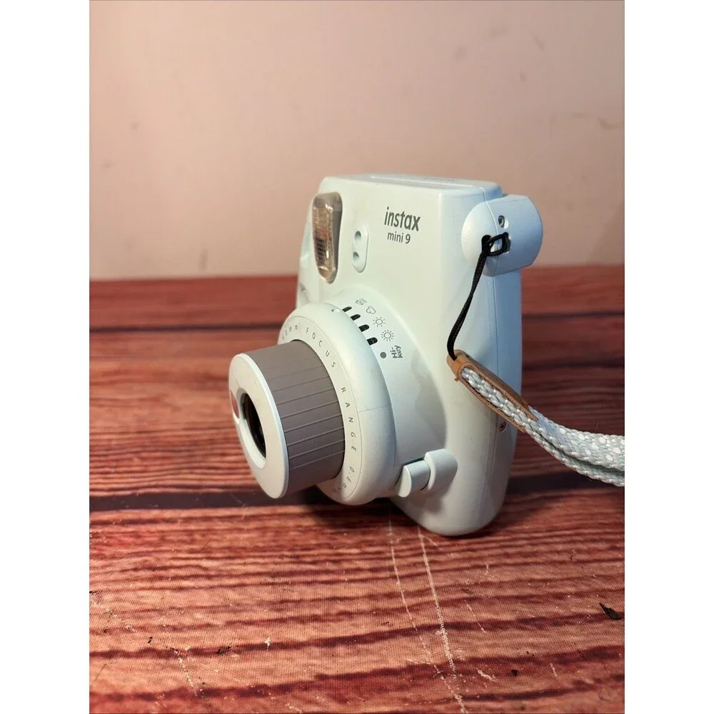 Fujifilm Instax Mini 9 Instant Camera Ice Blue Tested - WORKING